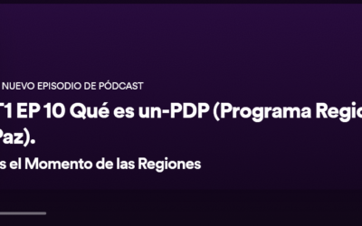 Programa Regional de Desarrollo y Paz (PÓDCAST)